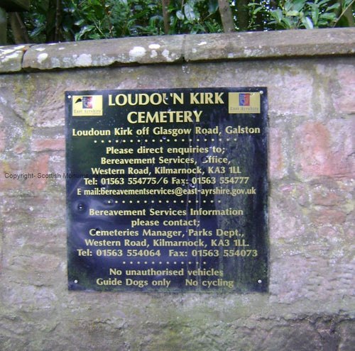 Loudon Old Kirkyard- Ayrshire PDF