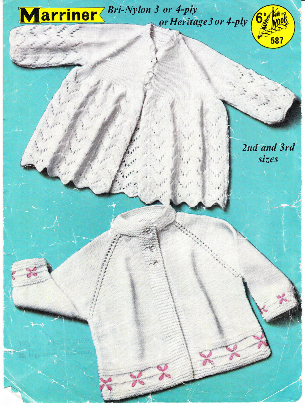 Baby Girl's Heritage Coat's  in 4ply or 3ply 19-21