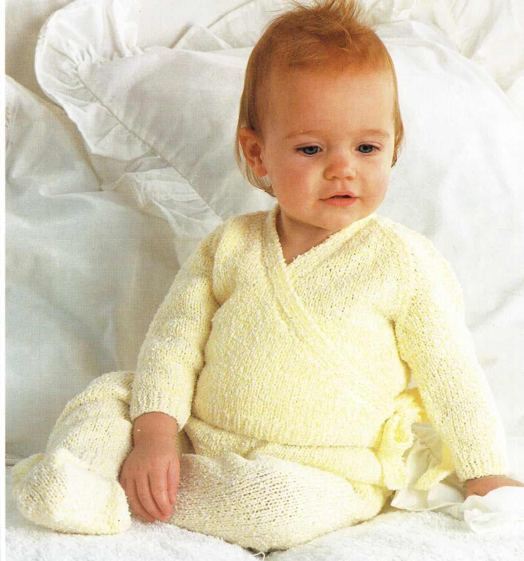 Cross over Ballet Cardigan-Leggings to knit in DK-8 ply  Light worsted fits chest 14-20