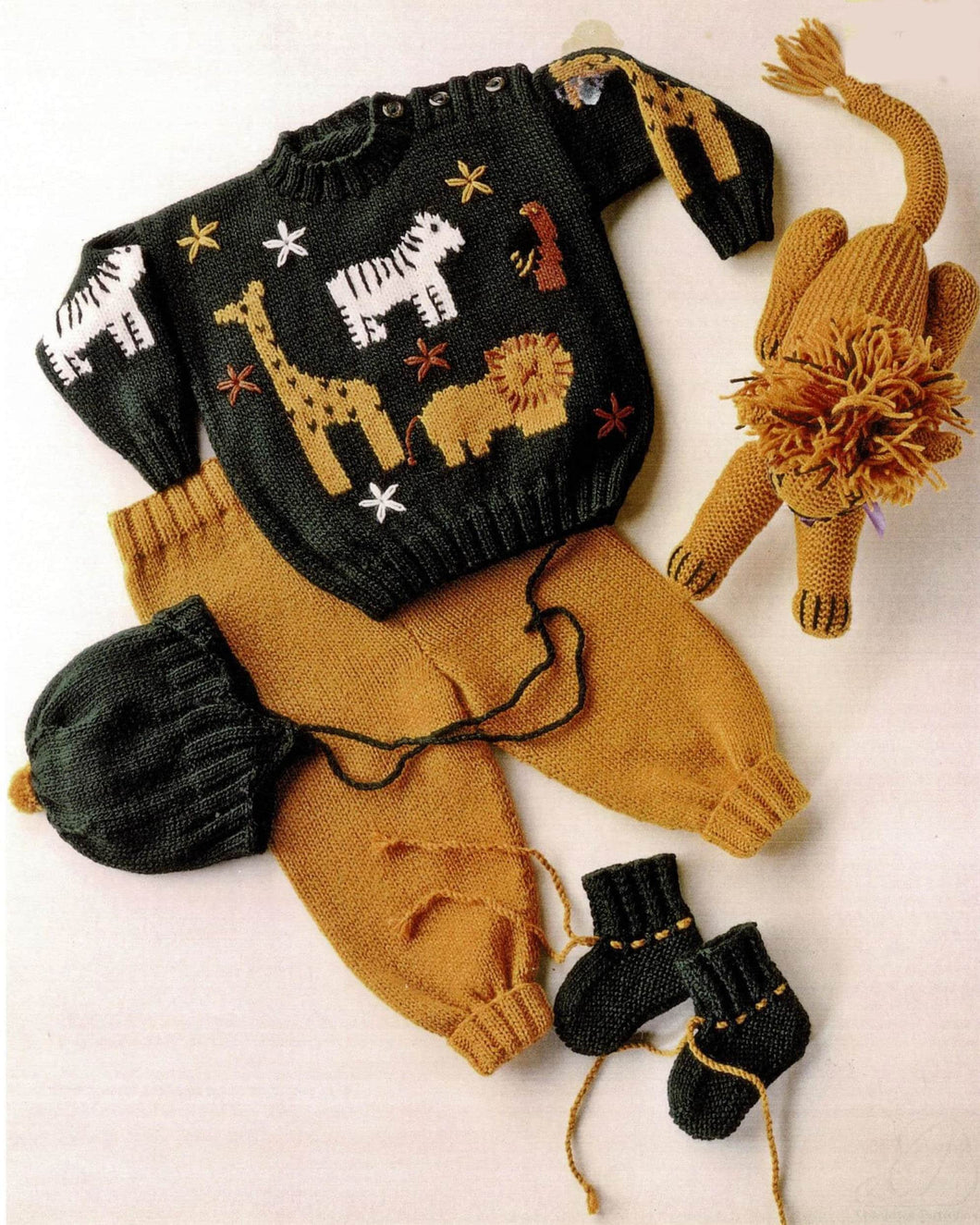 Sweater Leggings Helmet Boots Jungle Animals Giraffe Lion Zebra Toddler 20