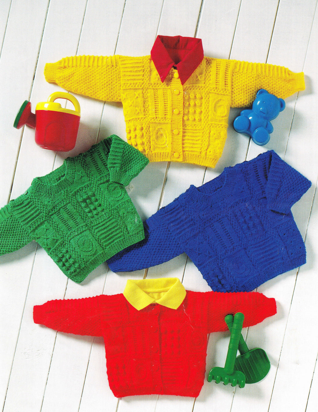 Baby Toddler Patchwork Sweaters Jumpers Round Neck  & Cardigans  to match 16