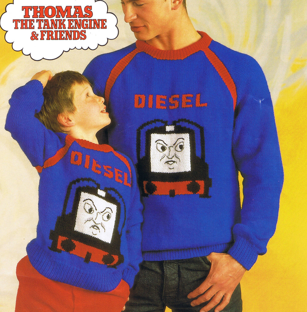 Knitting Pattern- Father Son-Man's Boys