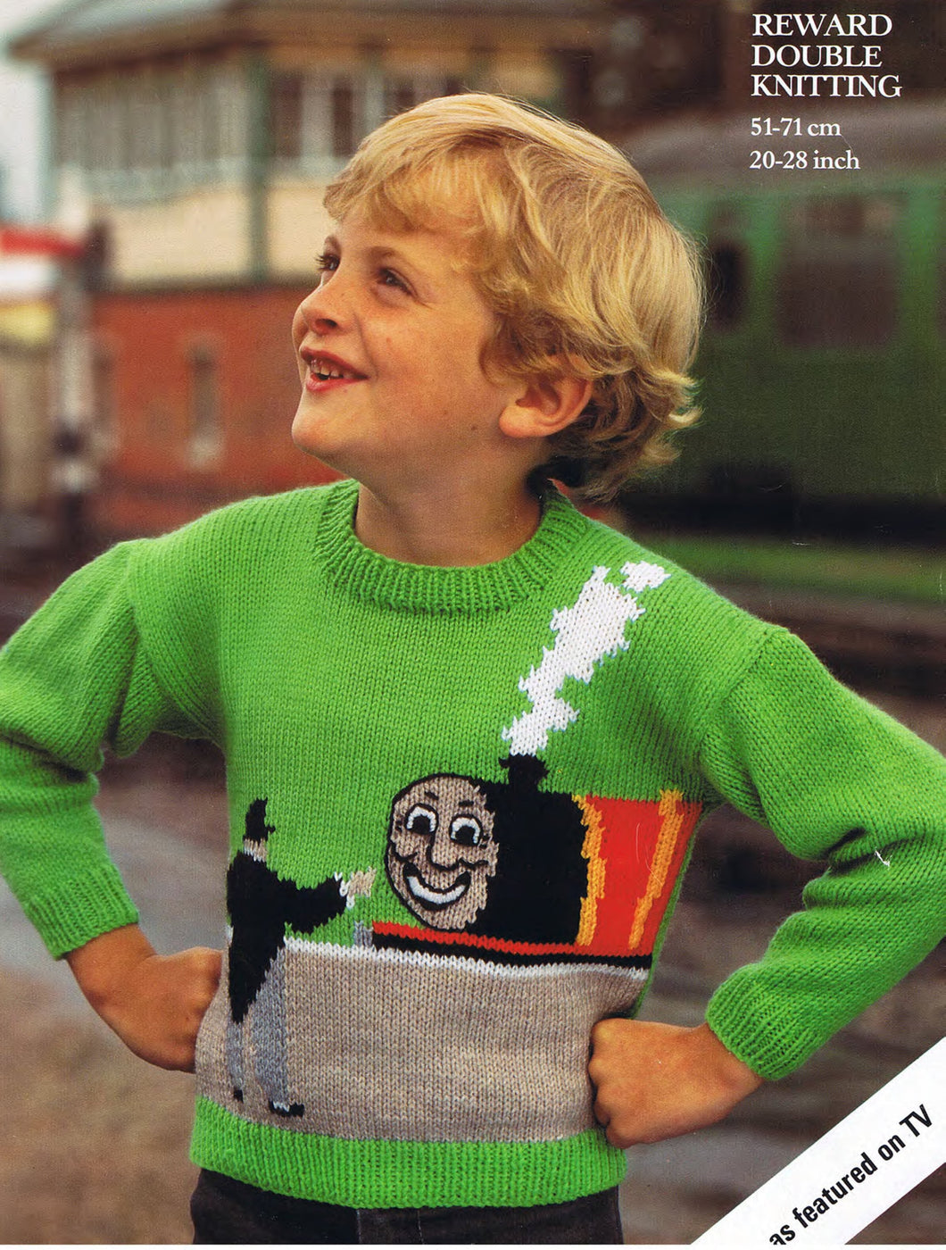 James & the fat controller-Thomas-tank Engine sweater-Jumper- Pullover-DK/8 ply wool-chest 22-30 Ins- Instant download PDF Knitting pattern