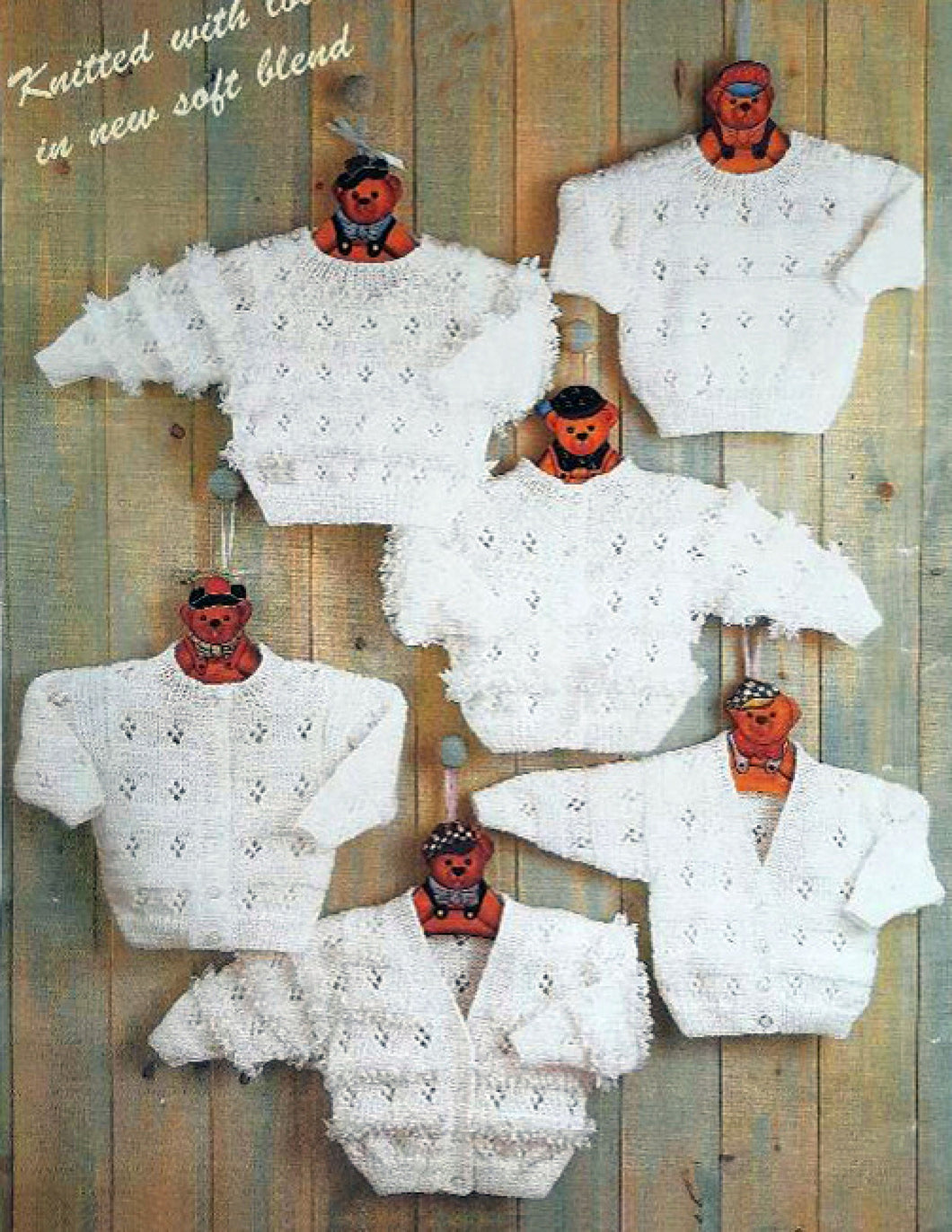 Baby Toddler 2 x sweaters, 4 x cardigans - 6 patterns in all  DK- 8Ply Premature to 3yrs (12-22
