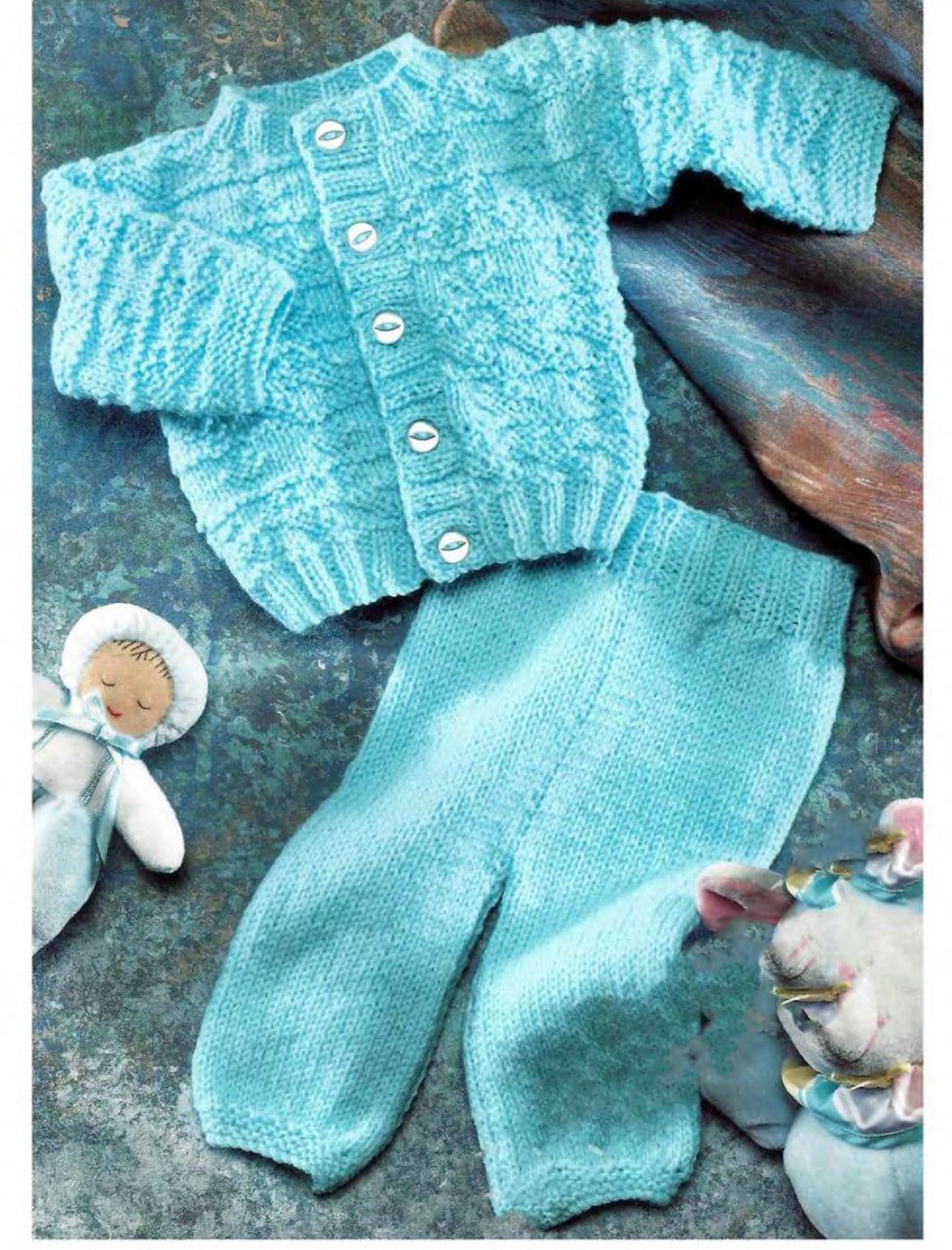Baby Boy Girl Premature Cardigan &  trousers- 12
