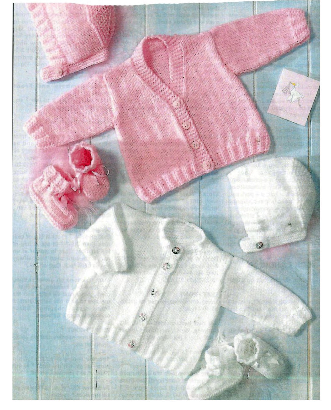 Easy Baby Cardigans Round Neck- V Neck Boots & Hat Premature 14 - 22