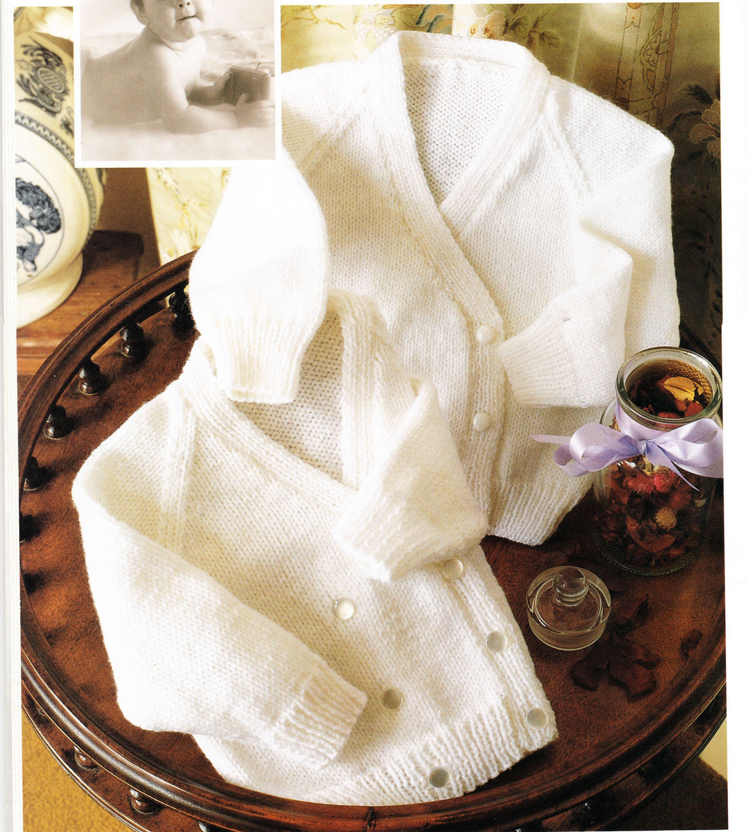 Baby Easy Classic cross over Cardigan Jacket ~ V Neck  16