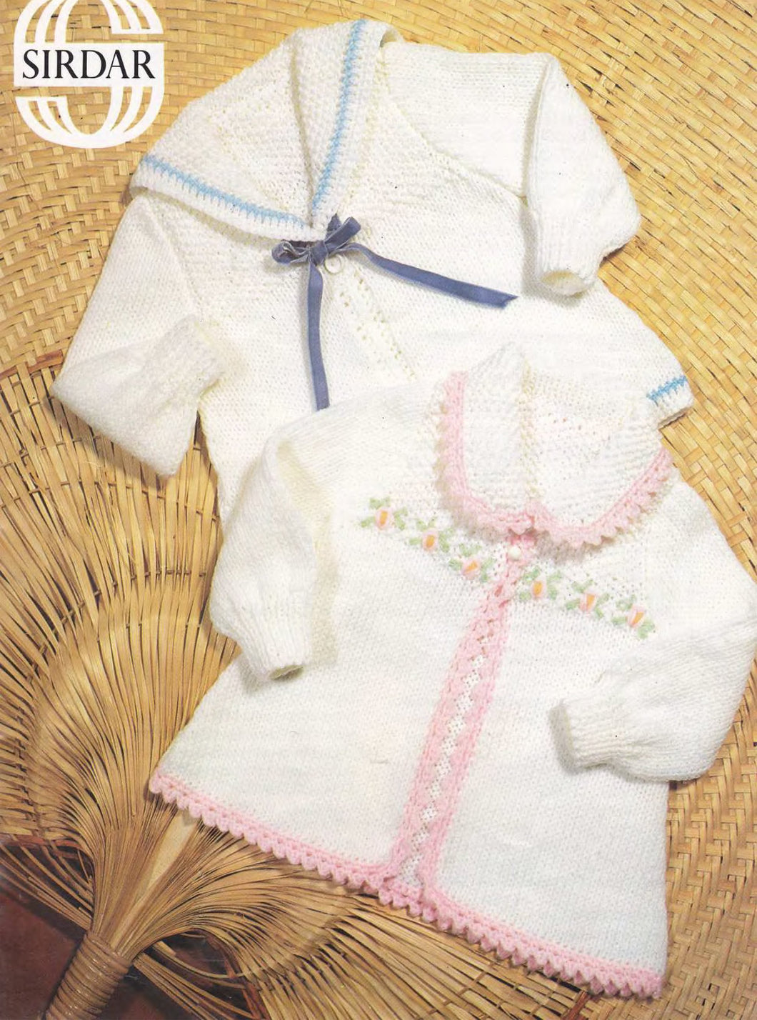 Baby Jackets Cardigans Sailor collar picot collar Boy Girl's DK 8ply Light worsted wool Knitting Pattern download PDF