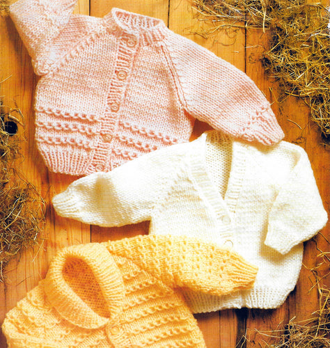 Boy Girl's Patterned or Plain Cardigans & Patterned jacket with collar Chunky Bulky wool  18