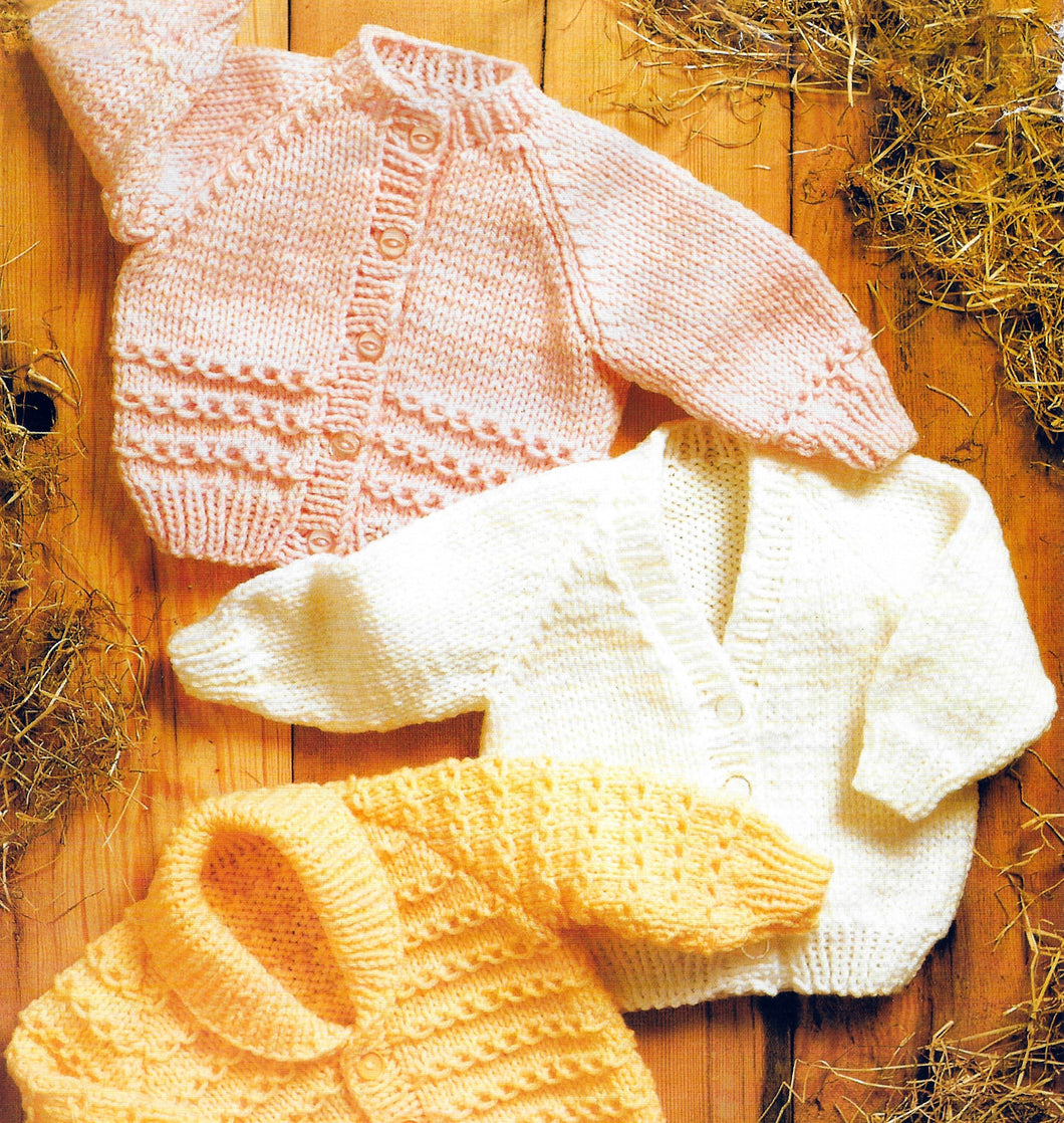 Boy Girl's Patterned or Plain Cardigans & Patterned jacket with collar Chunky Bulky wool  18