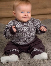 Childs Norwegian -Jumper & Cardigan Knitting Pattern  6 months -3/4 years  ,Instant Download PDF- see images for further information