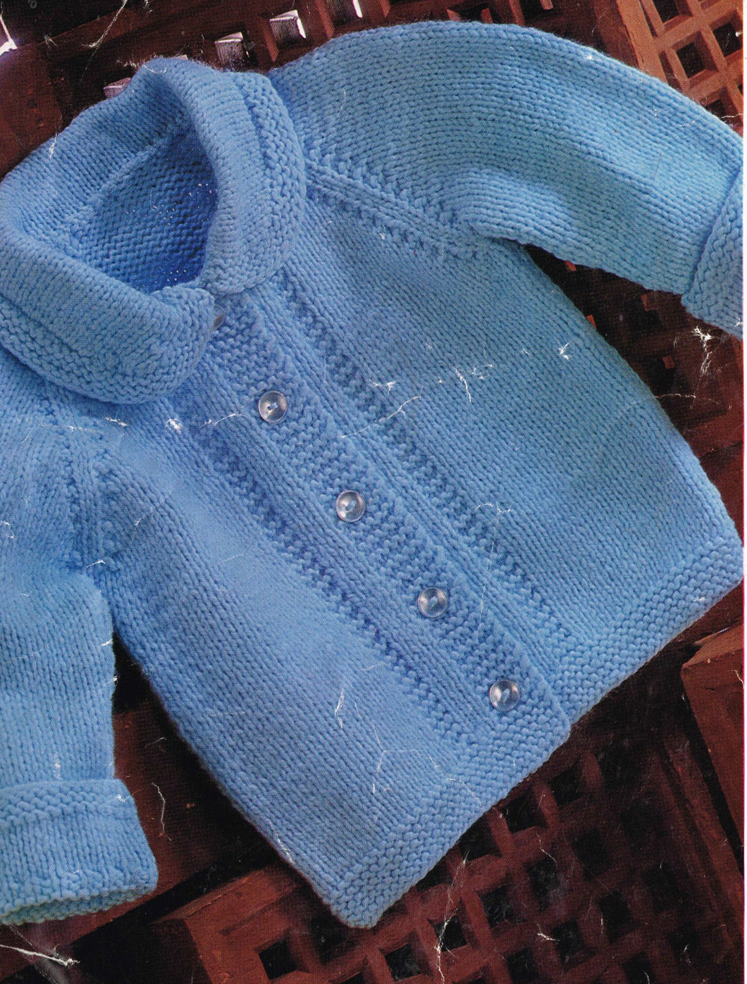 Raglan Sleeve Baby Cardigan & collar Turn up cuffs  Boy Girl  19