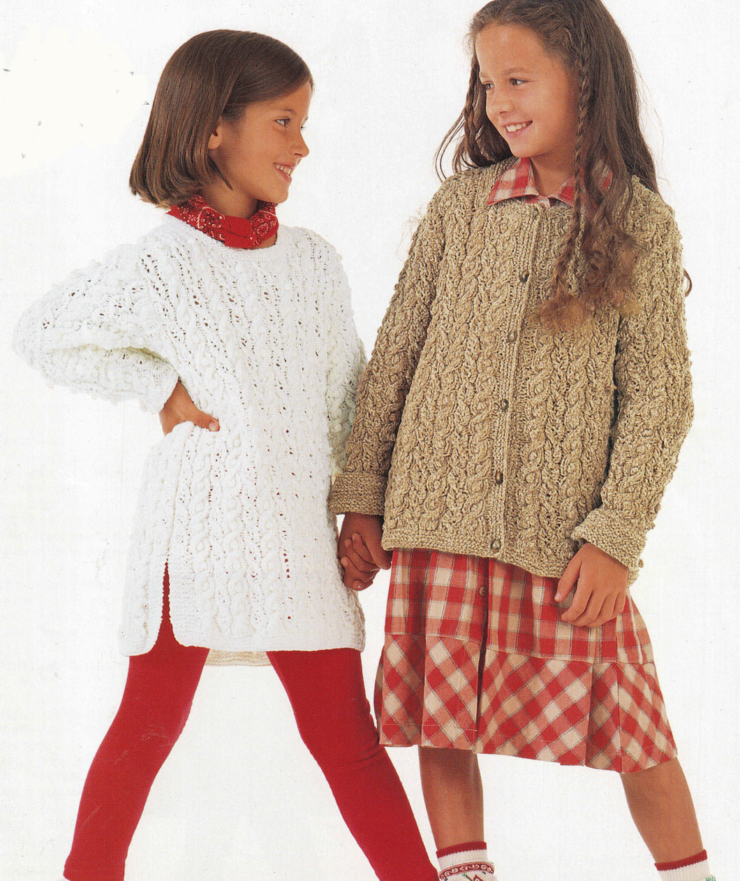 Girls Longer length Tunic & Cardigan side Split  20-30