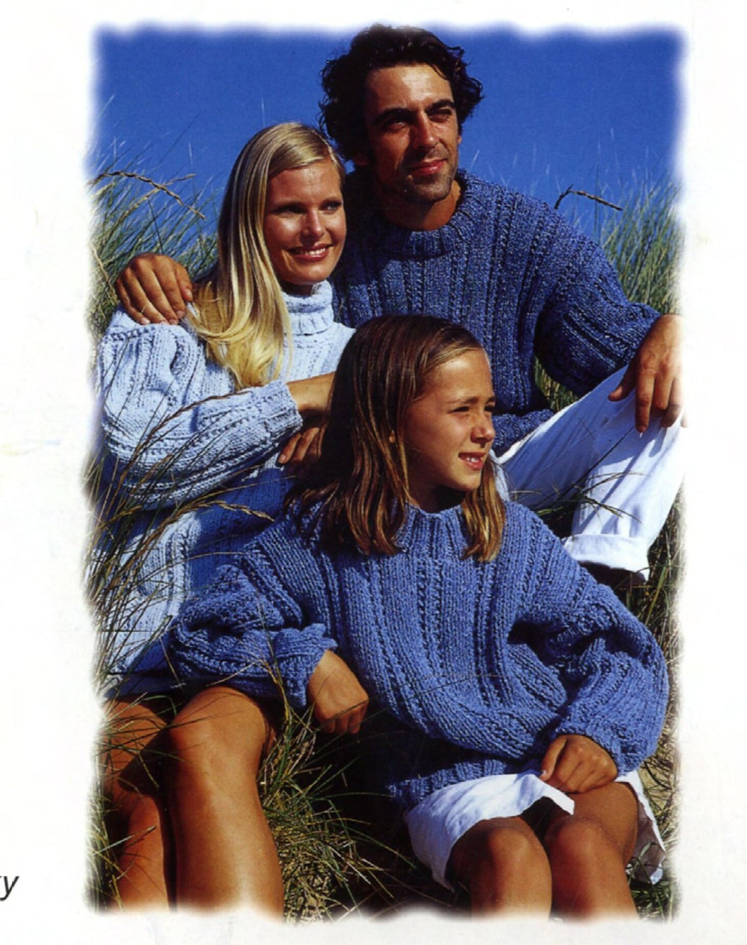 Easy Chunky Sweaters  3 styles Drop sleeves quick easy knit Adult Children's Chunky Bulky 12 Ply Knitting Pattern PDF download 22