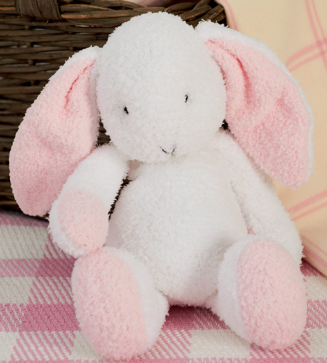 Easy Knit Bunny Rabbit Toy Knitting Pattern Knitted in DK snowflake wool  8Ply Light worsted- Download PDF 47 cm tall