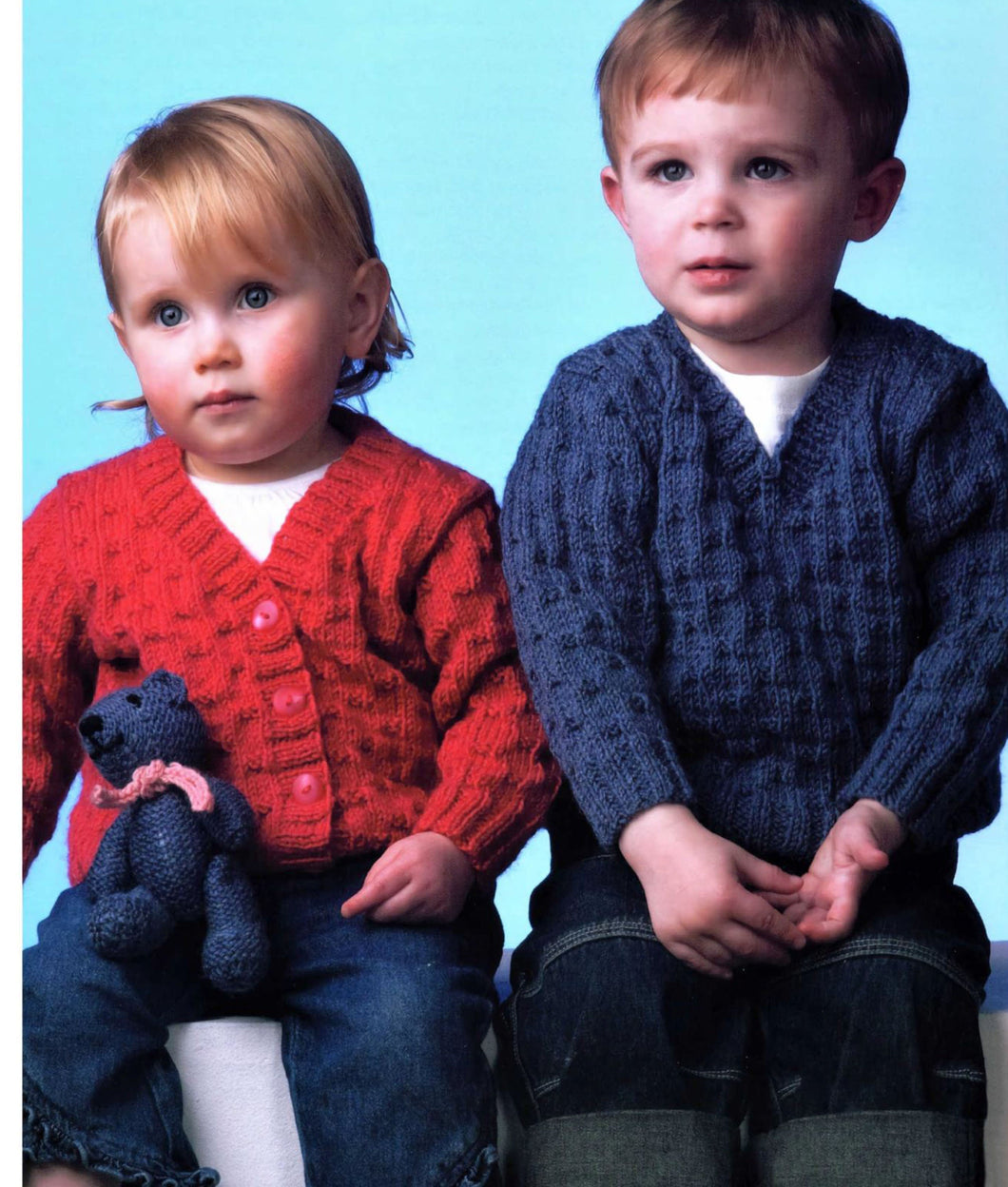 Cross over Cardigan & Teddy - V neck sweater - Cardigan in DK - 8 ply - Light worsted wool- Premature 12
