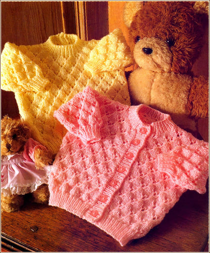 Baby Easy Textured Round Neck Cardigan & Jumper 16