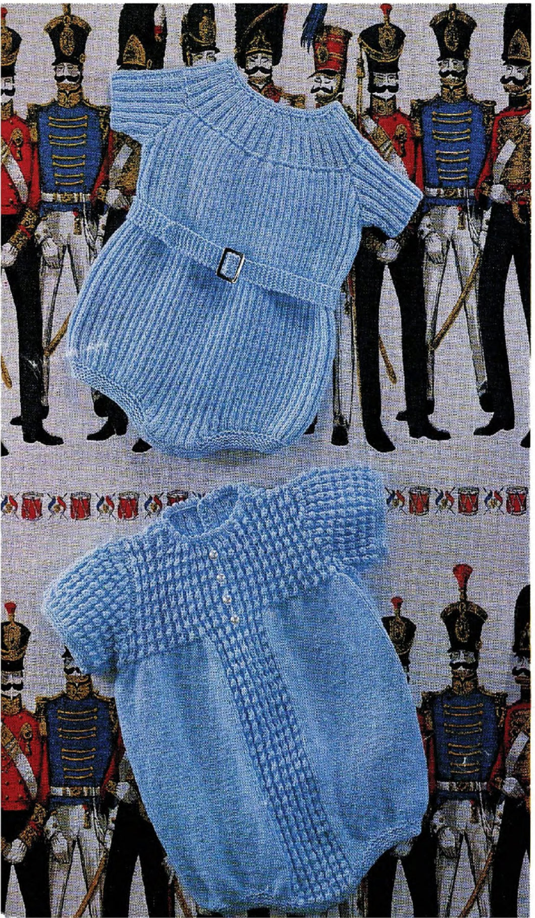 Vintage Baby Ribbed & Patterned Rompers 19