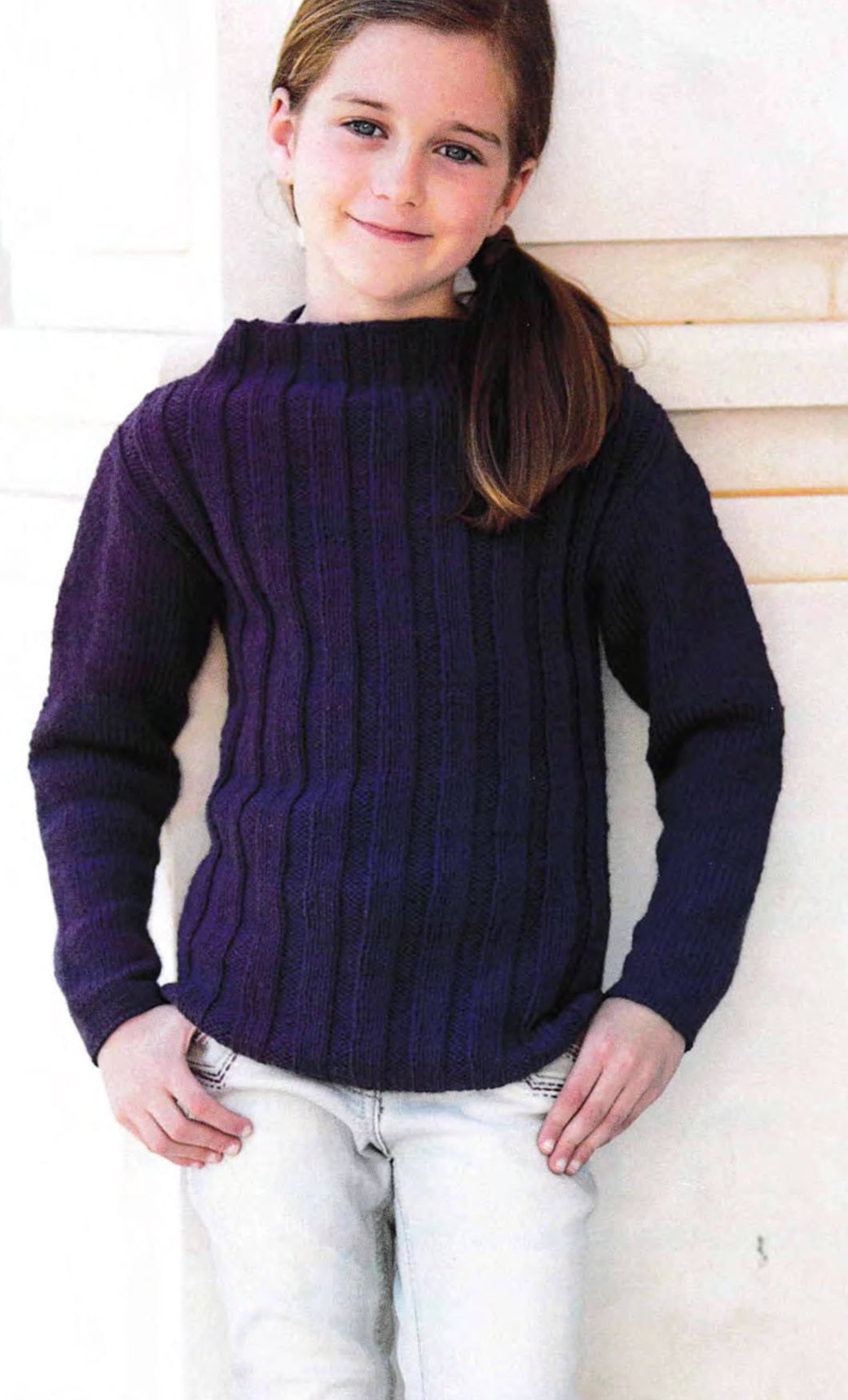 Woman - Girls Easy Ribbed Sweater & sleeveless Slipover-Easy Knit 24