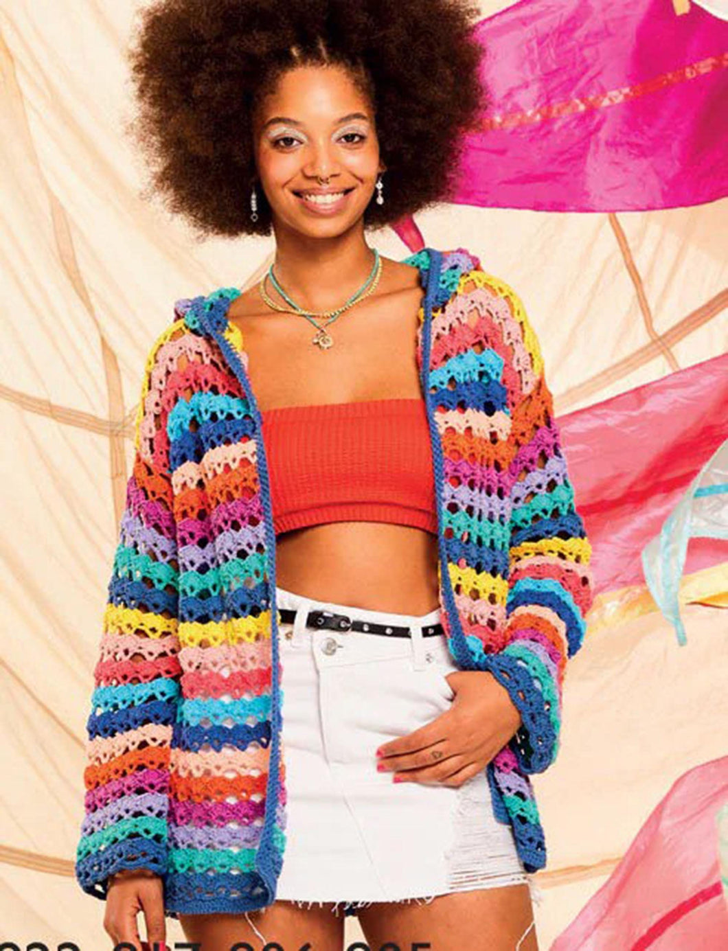 Crochet Pattern- Womans  Crochet  Hooded Jacket- Cardigan- DK Wool( 8ply) -Download PDF 32