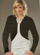 Womens Easy Knit Bolero Long & Short Sleeve 32" - 42" ~ DK 8 Ply Light Worsted Knitting Pattern PDF Instant download