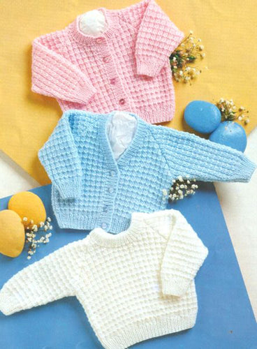 Baby Cardigan Jacket Round & V Neck - Sweater Jumper Round Neck Premature 12