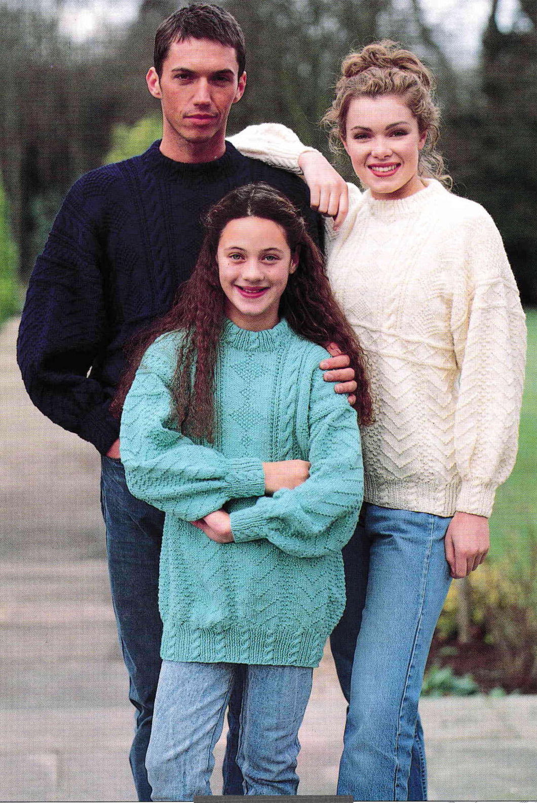 Guernsey style His' n 'Hers & Children's Sweaters drop  Sleeve 30