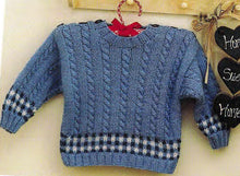 Babies Children's Cable V neck Cardigan & Sweater-Knitting Pattern-  DK - 8ply Light Worsted yarn 16" -26" (0-6 years) PDF- Digital Download