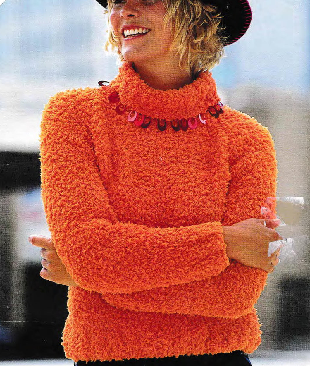 Easy Plain Womens Sweater Jumper Polo Neck- Turtle Neck 32