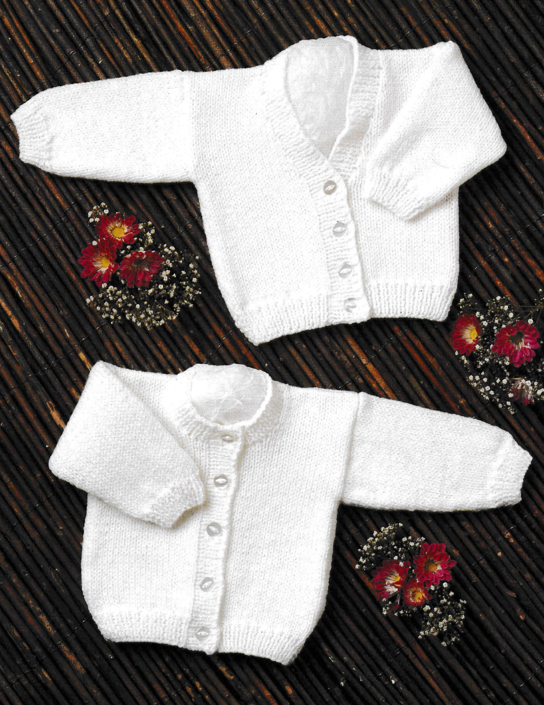 Easy Beginners Baby Cardigans 2 styles in DK (8ply)  12