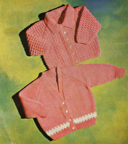 Child's Raglan Cardigans round neck-V Neck Knitting Pattern -DK-8ply(Light Worsted weight) or 4ply Download- fits 18