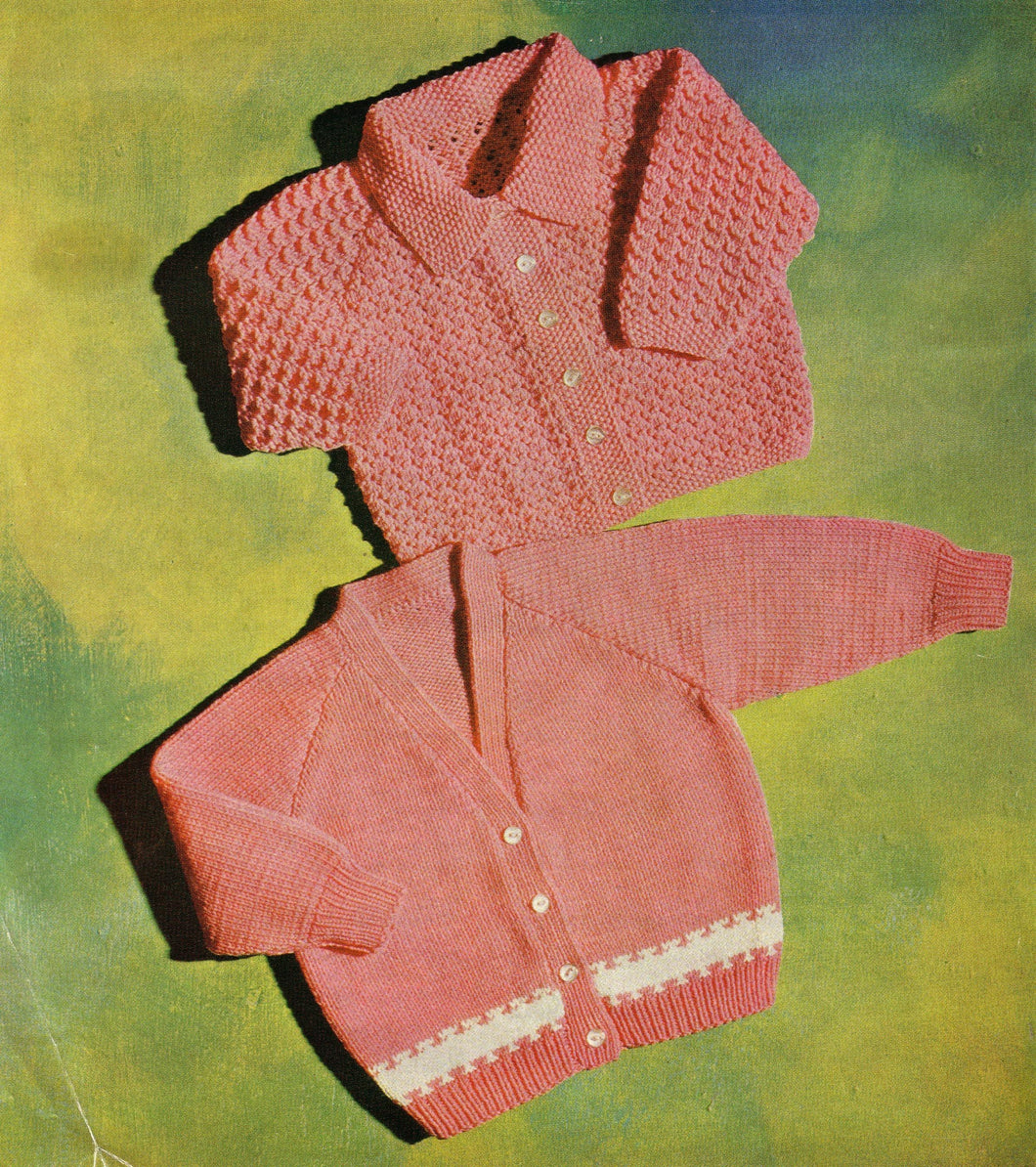 Child's Raglan Cardigans round neck-V Neck Knitting Pattern -DK-8ply(Light Worsted weight) or 4ply Download- fits 18