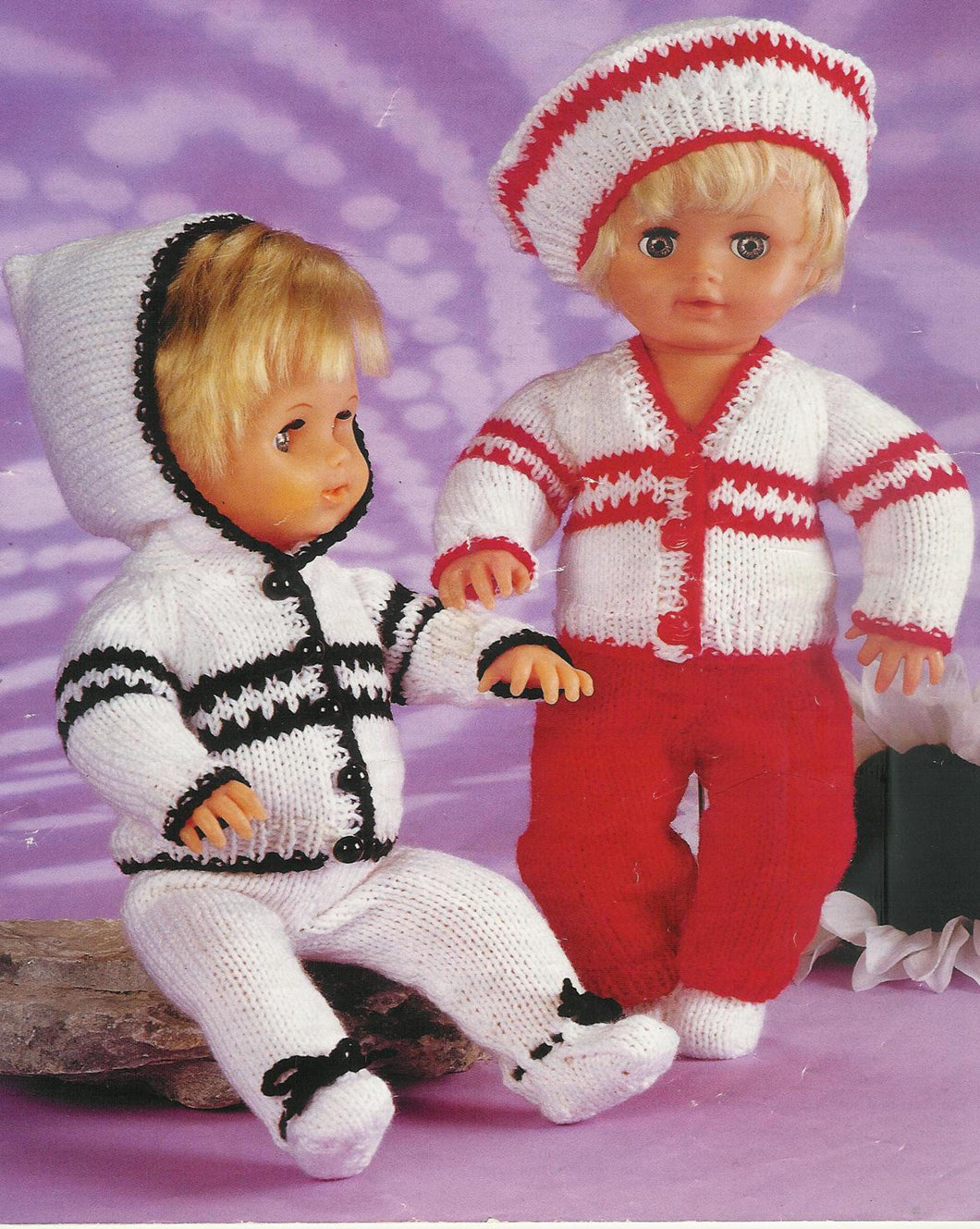 Baby Dolls Track suit Trousers Jacket Beret Hooded Boy & Girl Dolls Clothes 12