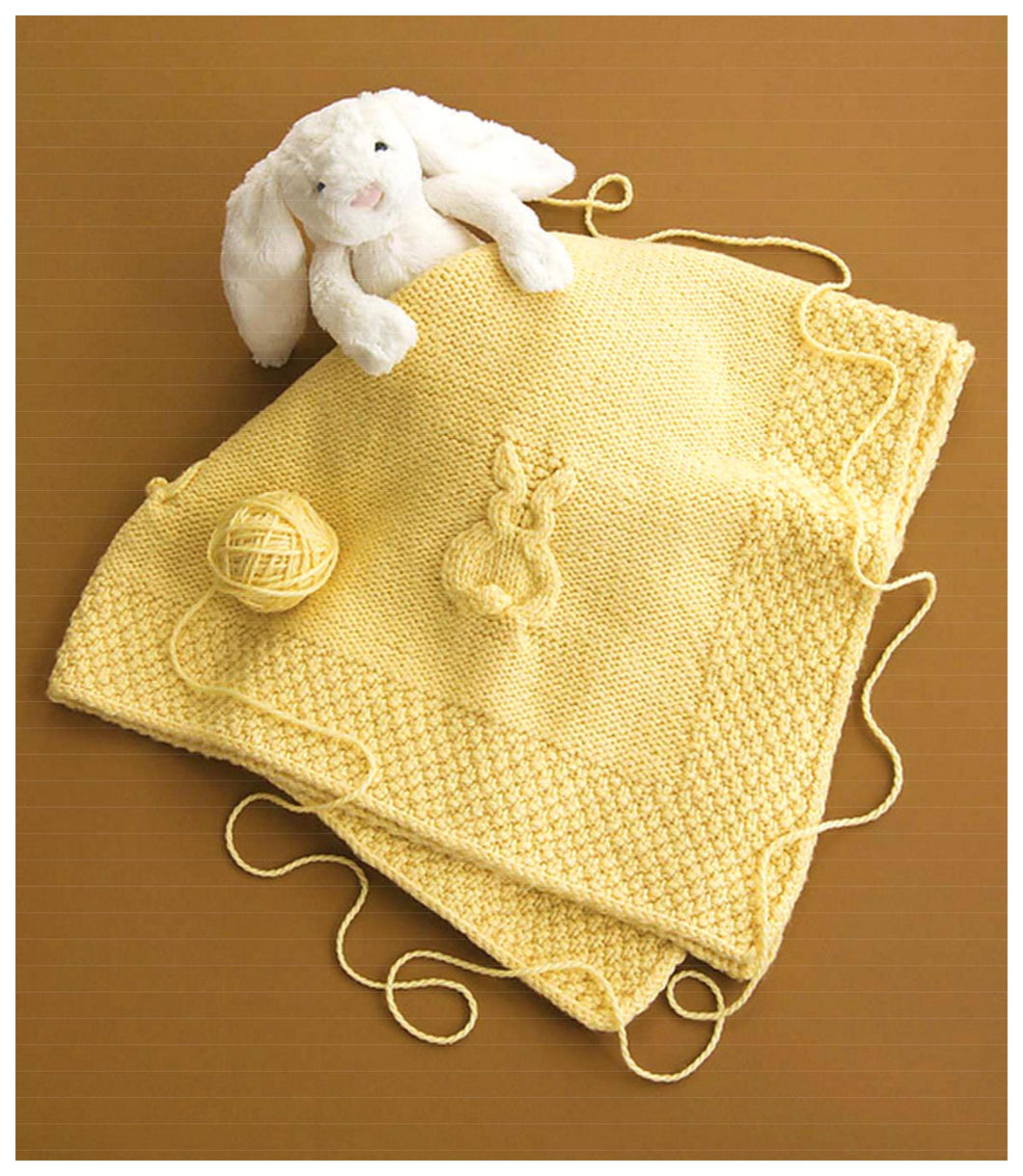 Bunny Rabbit Pattern Baby Blanket 40