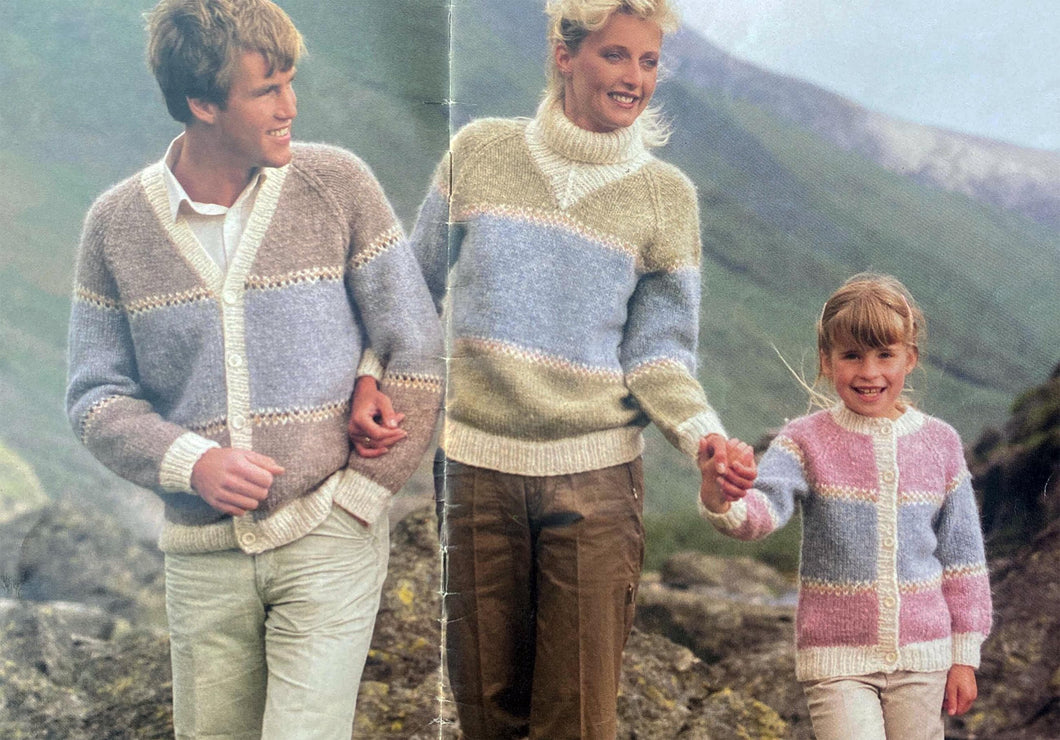 Family  Lopi  Cardigans & Polo Neck Sweater- Turtle in neck sizes  (22