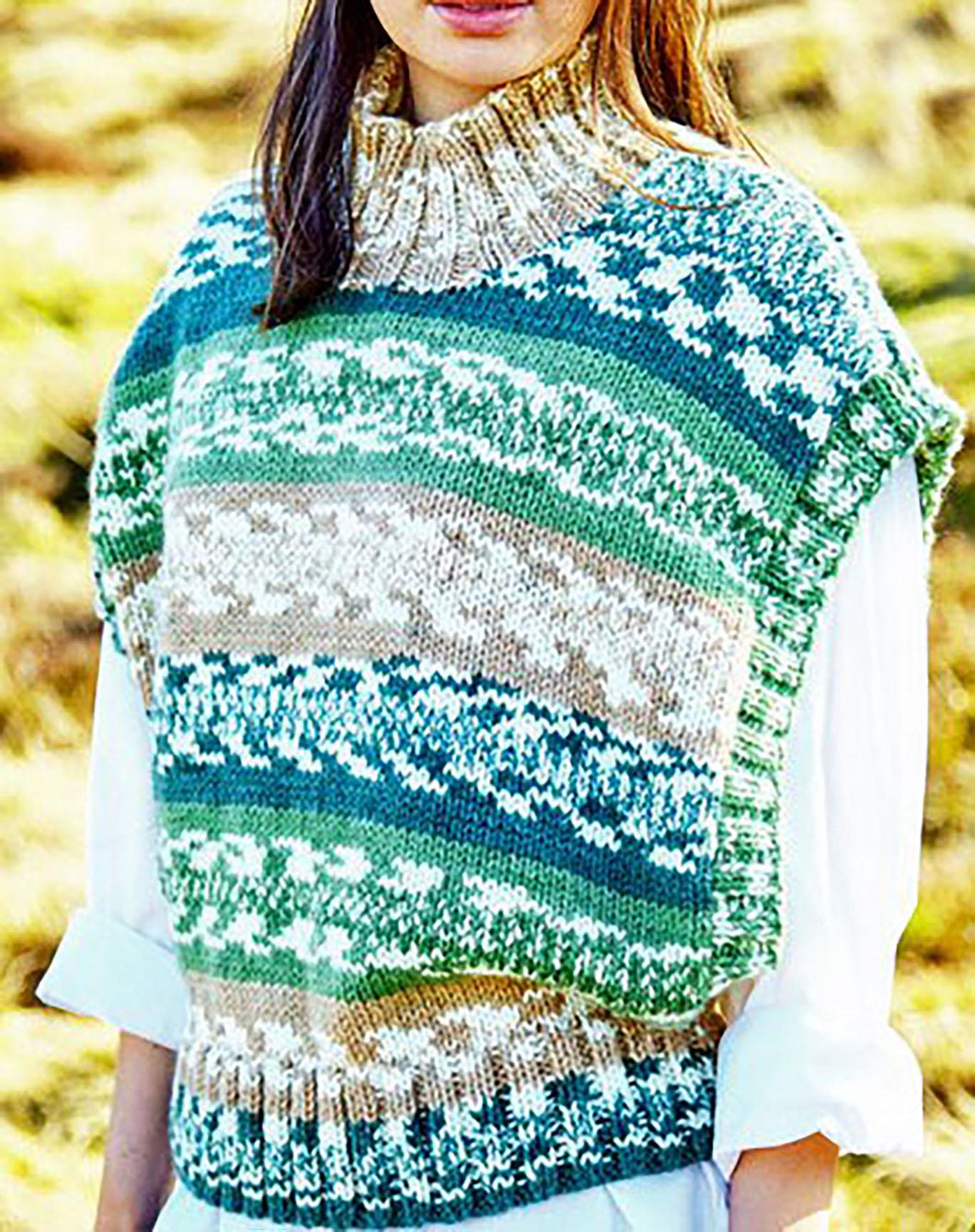 Easy  Womens Turtle/Round/V Neck  Top Sleeveless Sweater Vest Slipover 32