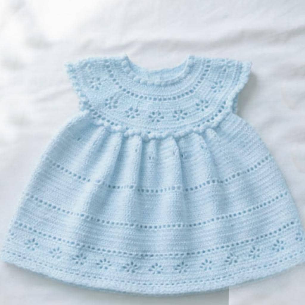 Girls Vintage Crochet Dress  & Shoes - Yoked top- party dress Summer dress  18 - 21