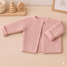 Easy Baby Cardigan Jacket Coat Top Matinee Boy Girl Garter Stitch Sideways Knitting Newborn Knitting Pattern PDF in ENGLISH