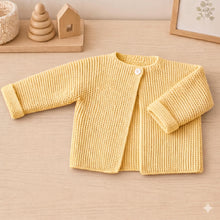 Easy Baby Cardigan Jacket Coat Top Matinee Boy Girl Garter Stitch Sideways Knitting Newborn Knitting Pattern PDF in ENGLISH