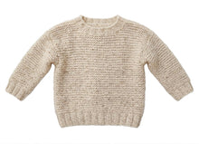 Easy Round Neck Garter Stitch Baby sweater~ 6mth - 8 years Toddler Child Kids ~ Aran 10 Ply Yarn Knitting Pattern Digital PDF Download