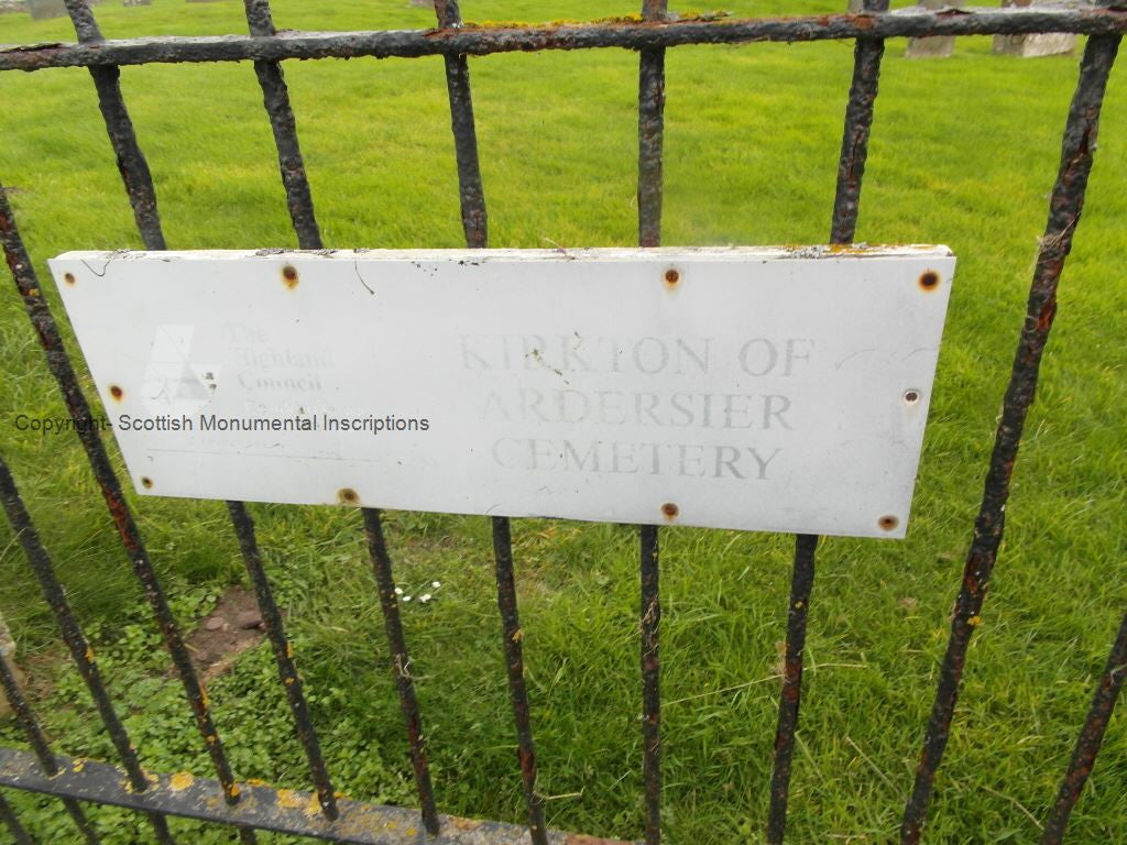 Kirkton of Ardersier Cemetery - Inverness PDF